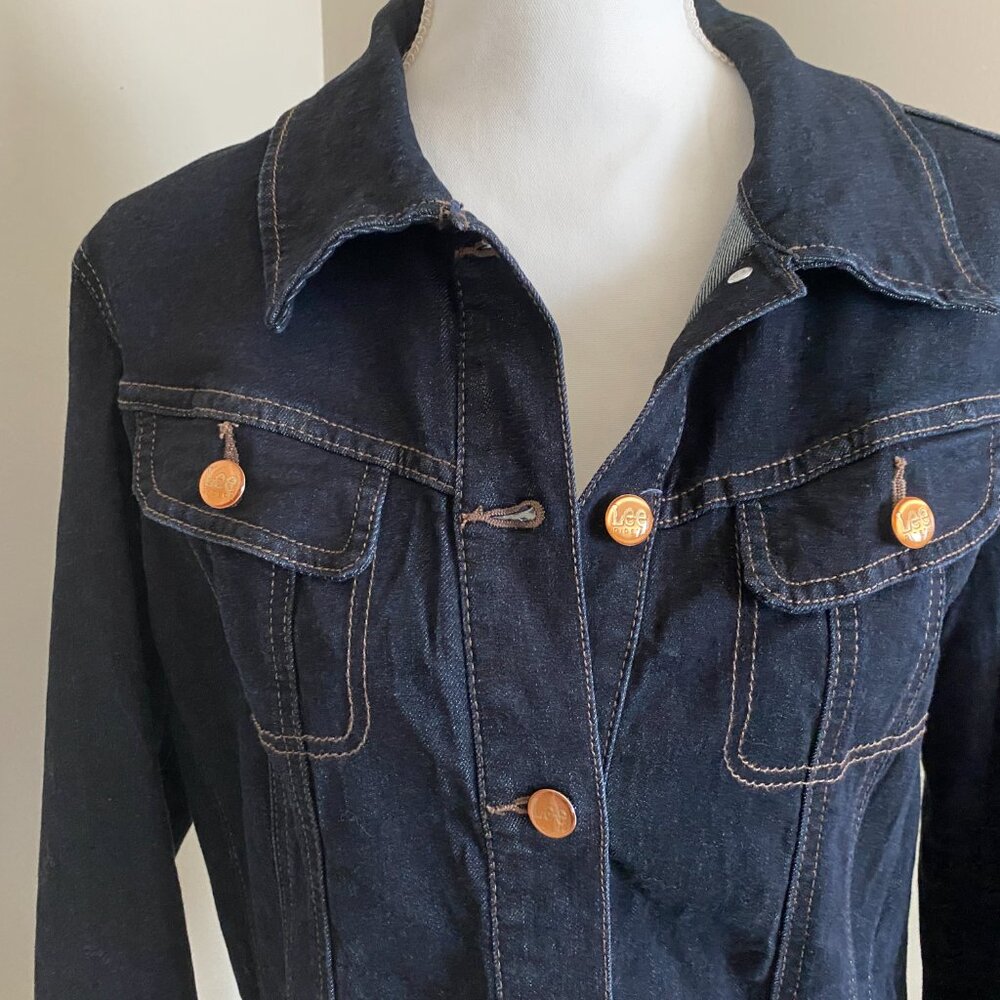 Lee Riders Shape Illusion Jean Jacket,  Size XL